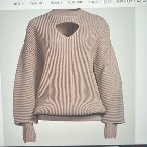 Brand new with tags. Victoria Beckham wool sweater grey